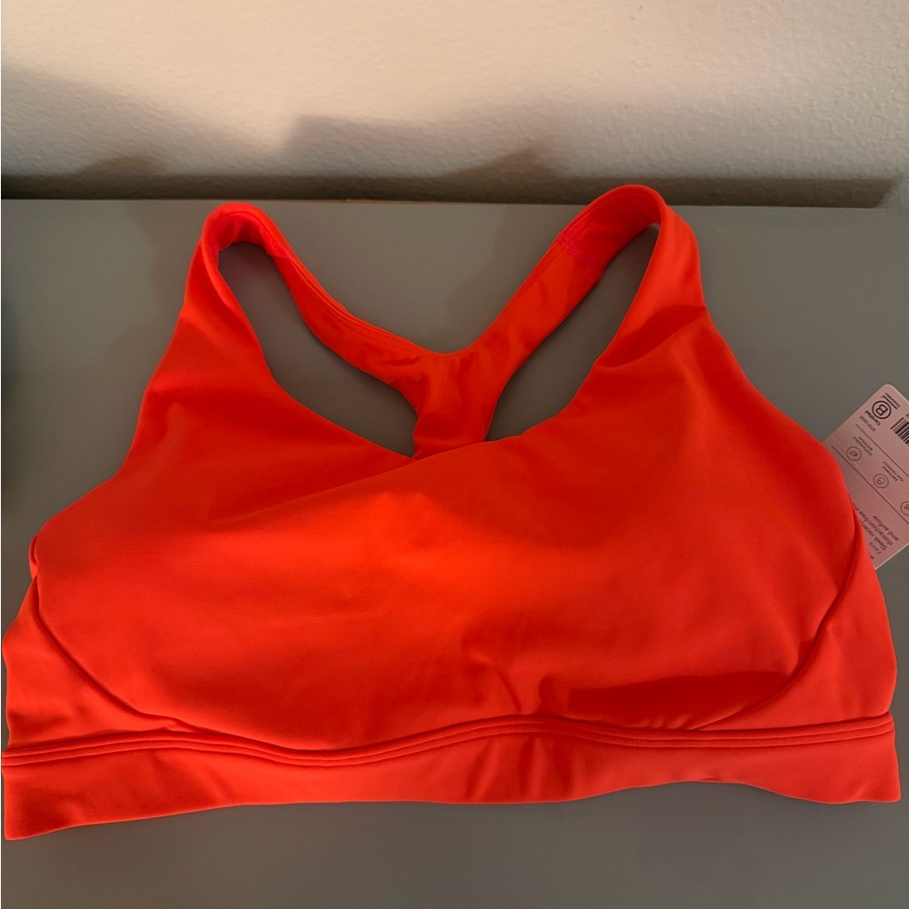 Athleta Hot Red/Orange Large D-DD Ultimate Sports Bra